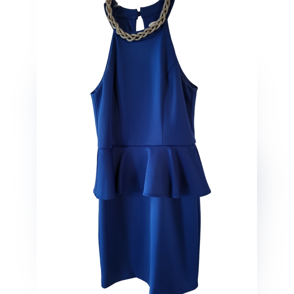 Bisou Bisou Royal Blue Cocktail Dress Size 8